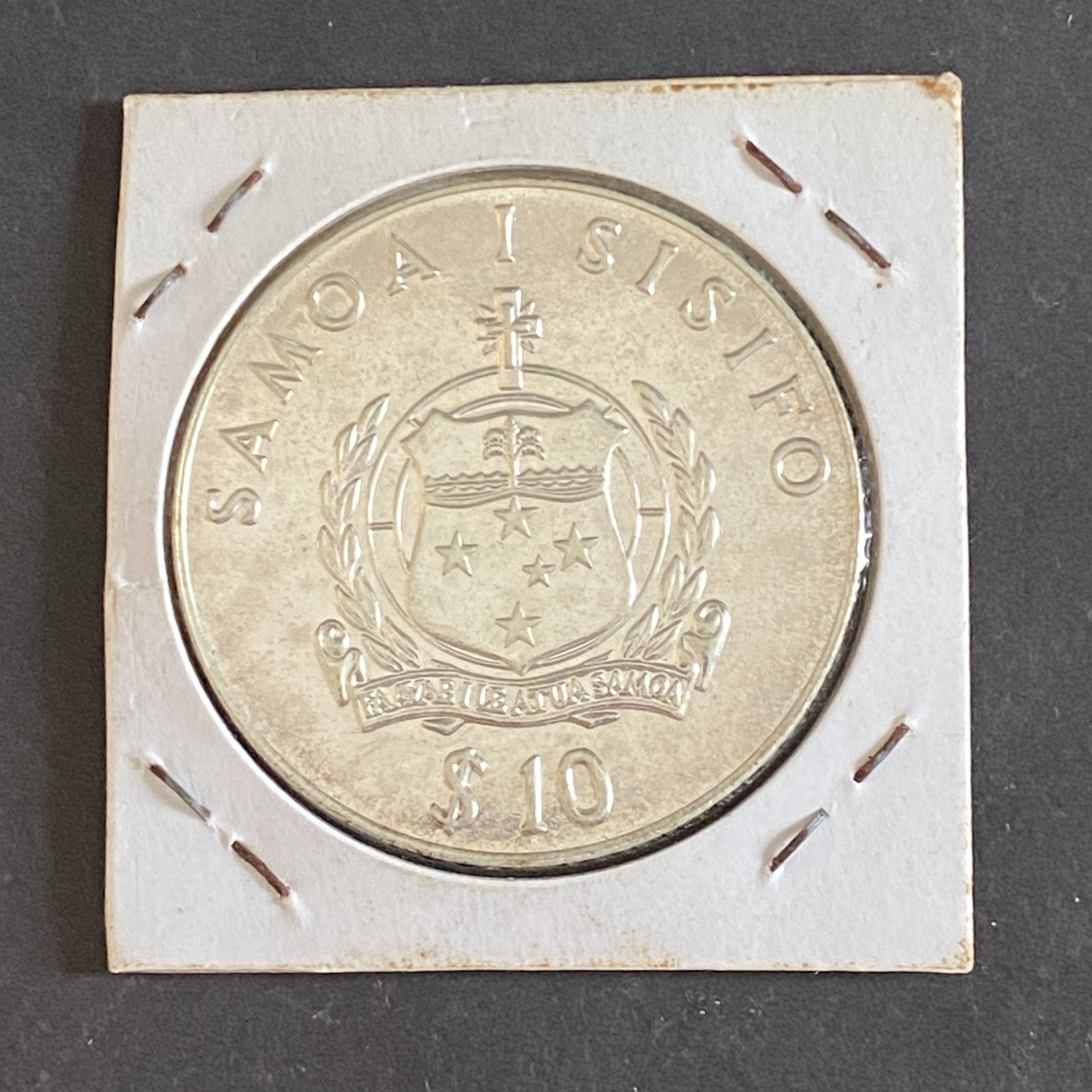 1981 Samoa Captain Cook 10 Tala Silver Coin (50% Silver)