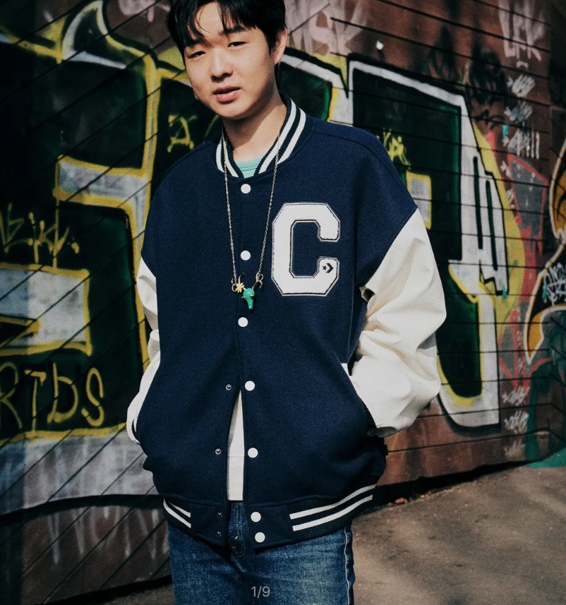 CONVERSE / Converse C 海軍藍加厚外套 10027241-A01 /  AUG25