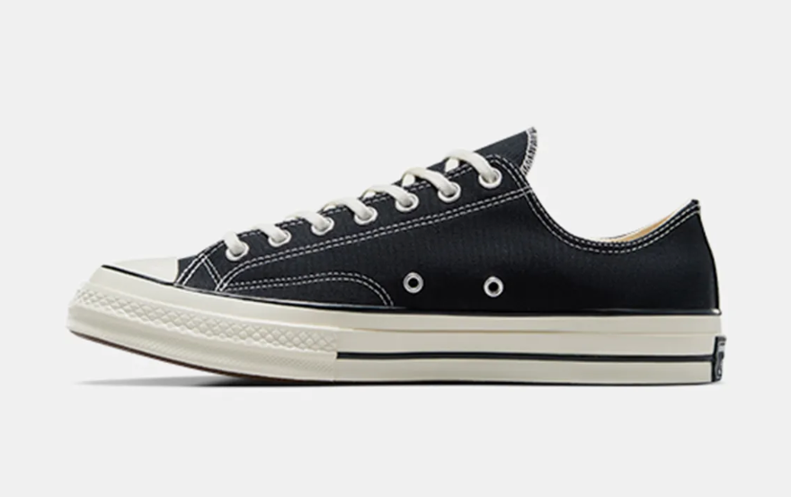 CONVERSE / Chuck 70 經典黑色帆布鞋 162058C /  AUG25