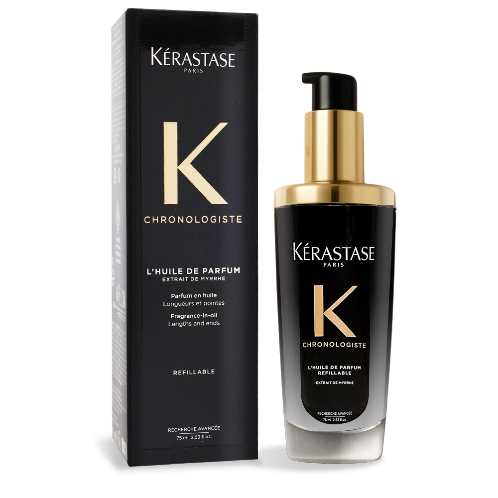 KERASTASE 卡詩 黑鑽極萃逆時玫瑰香氛露(75ml)-國際航空版