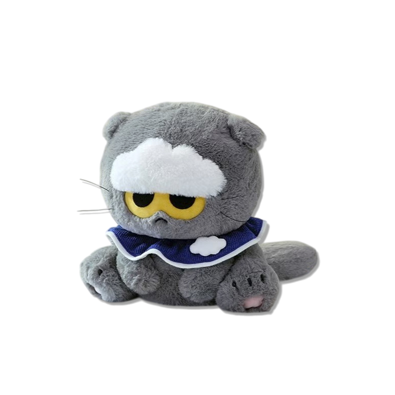 G - Dragon 灰色小貓 中隻 ZO&FRIENDS _ 毛絨玩偶