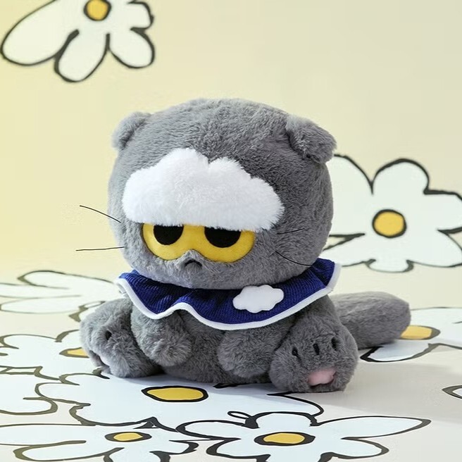 G - Dragon 灰色小貓 中隻 ZO&FRIENDS _ 毛絨玩偶