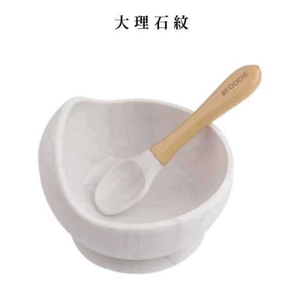 Glitter&Spice 矽膠吸盤碗附湯匙組 (多款可選)