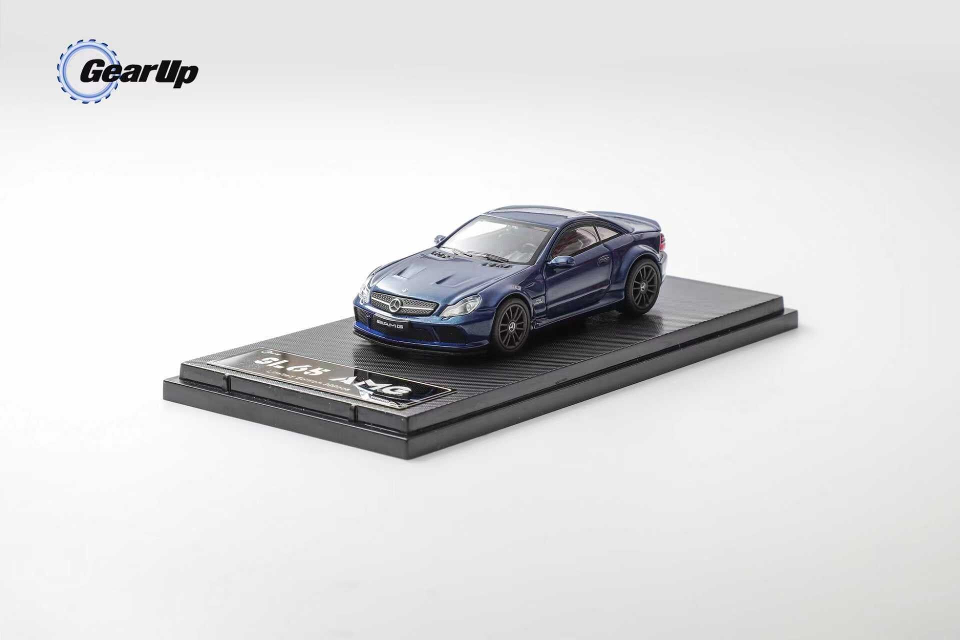預訂:1/64 Gear Up Mercedes-Benz SL65 AMG Black Series Blue LHD (GUMBSL65BL )