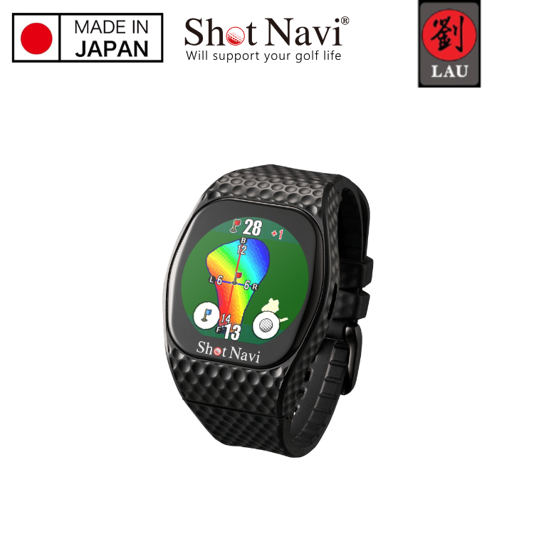 (-20260222 9折)【日本製】Shot Navi INFINITY Touch 高爾夫GPS定位手錶(黑)