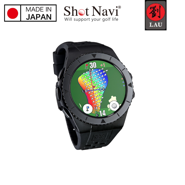 (-20260222 9折)【日本製】Shot Navi Exceeds 高爾夫GPS定位手錶(黑)