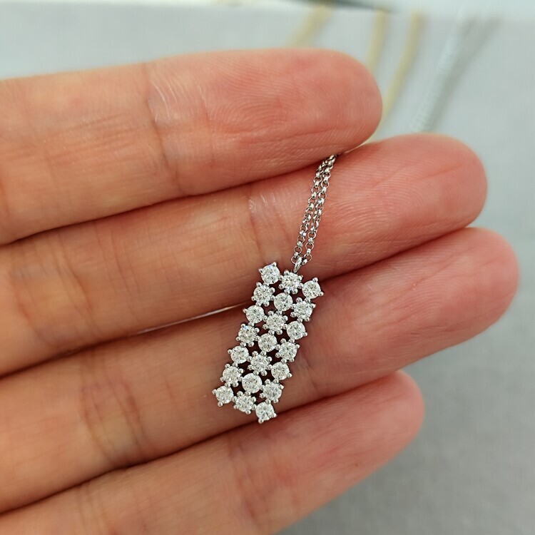 18K金鑽石頸鏈