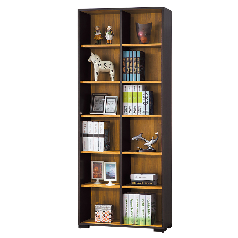 費里2.7尺開放式多格書櫃/收納櫃組合