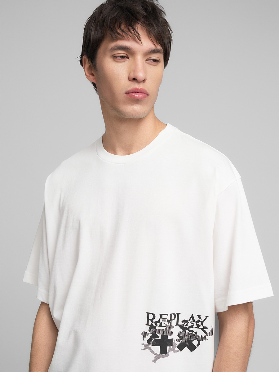 MARTIN GARRIX 聯名T-Shirt - LOGOS AND GRAPHIC (白色)