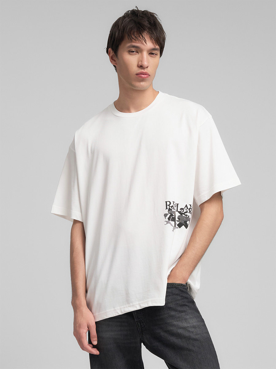 MARTIN GARRIX 聯名T-Shirt - LOGOS AND GRAPHIC (白色)