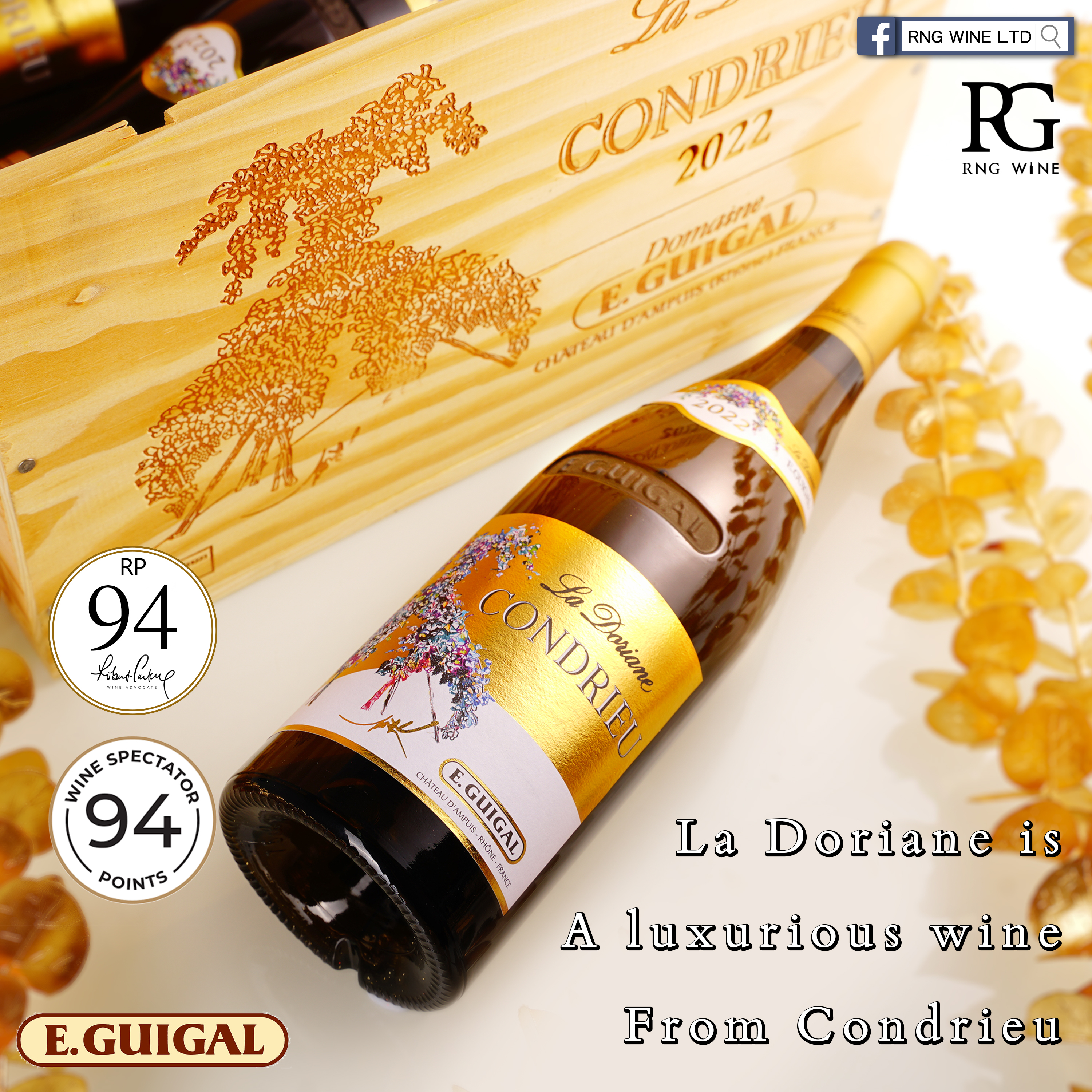 E.Guigal Condrieu La Doriane 2022 (RP94)
