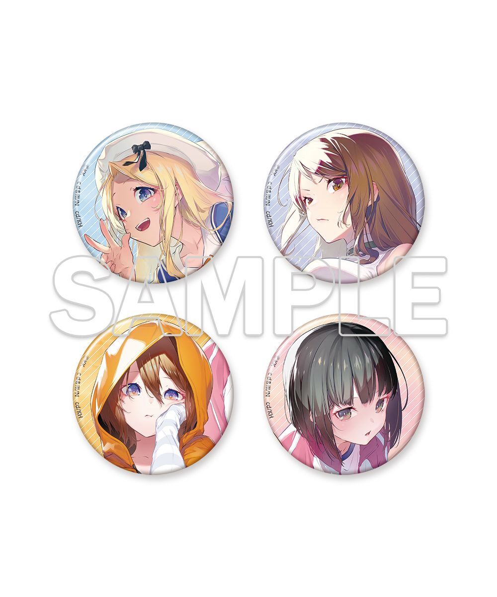 預購-『とある暗部の少女共棲』徽章套組【日本進口精品】