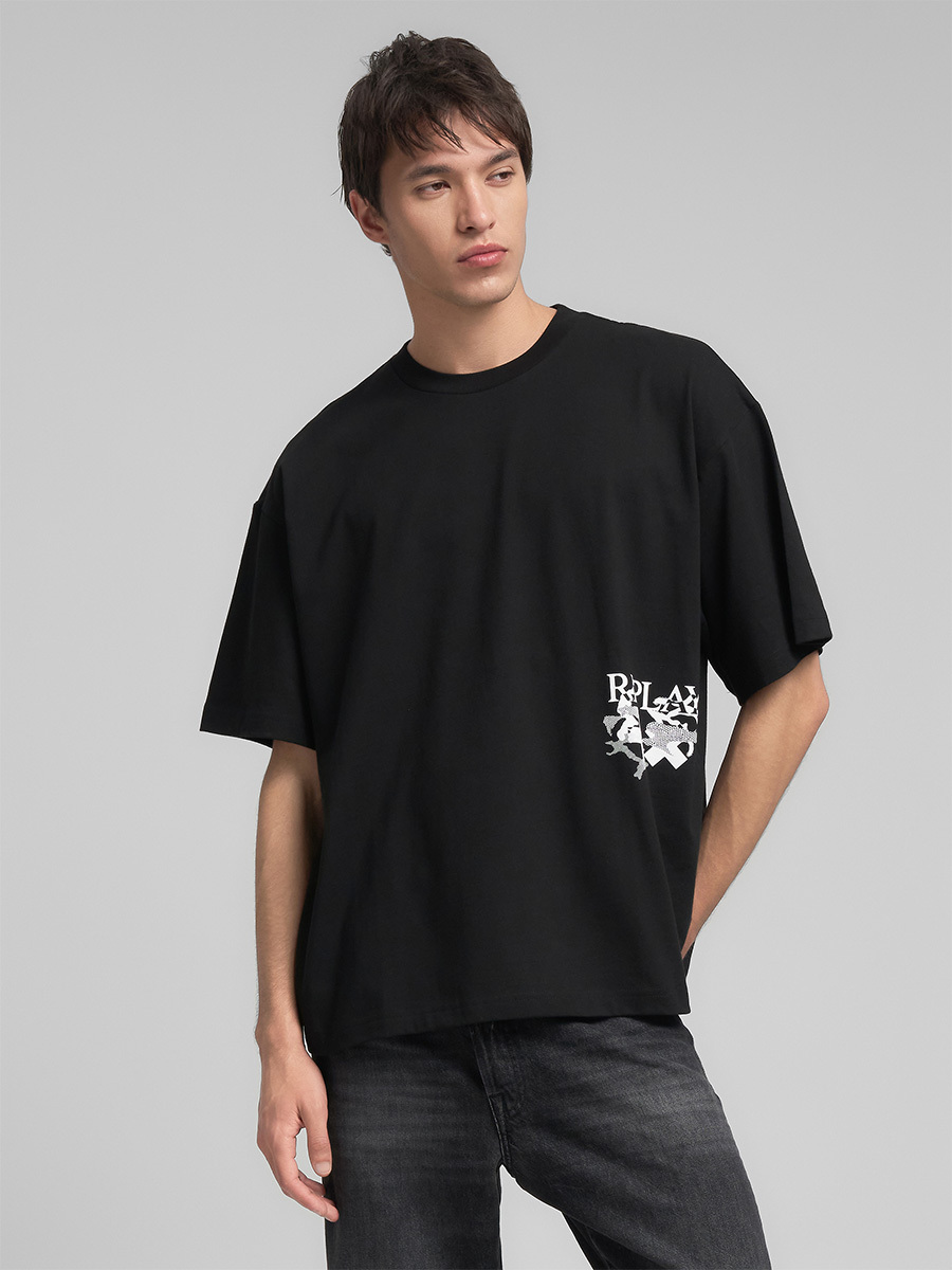 MARTIN GARRIX 聯名T-Shirt - LOGOS AND GRAPHIC (黑色)