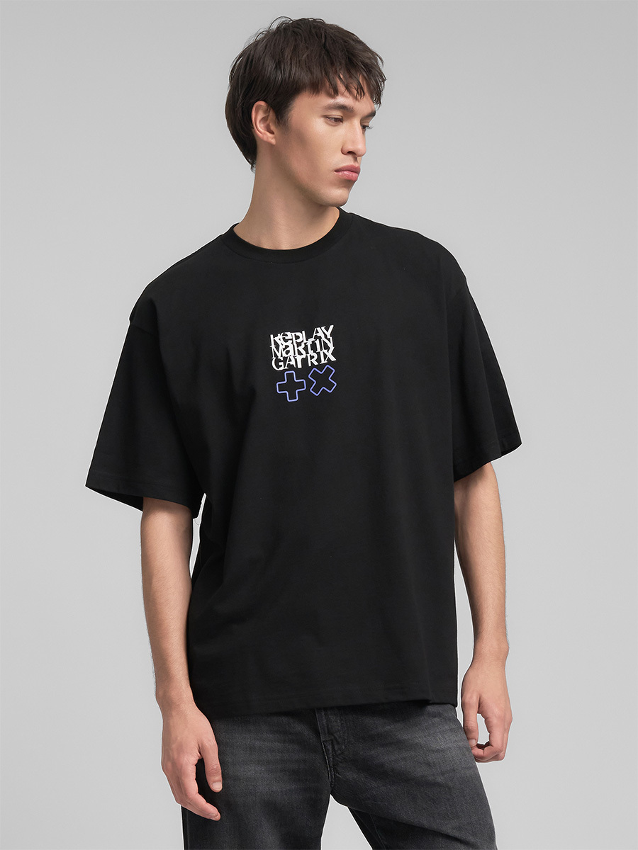 MARTIN GARRIX 聯名T-Shirt - LOGOS AND LETTERING (黑色)