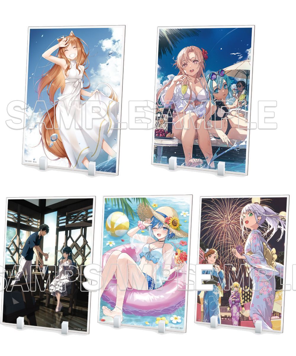 預購-電擊文庫 壓克力板 Summer2 Ver. 系列【日本進口精品】