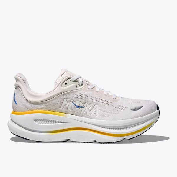 Hoka Bondi 9 1162011-WGRT 男 慢跑鞋 路跑鞋 彈力 緩震 白灰