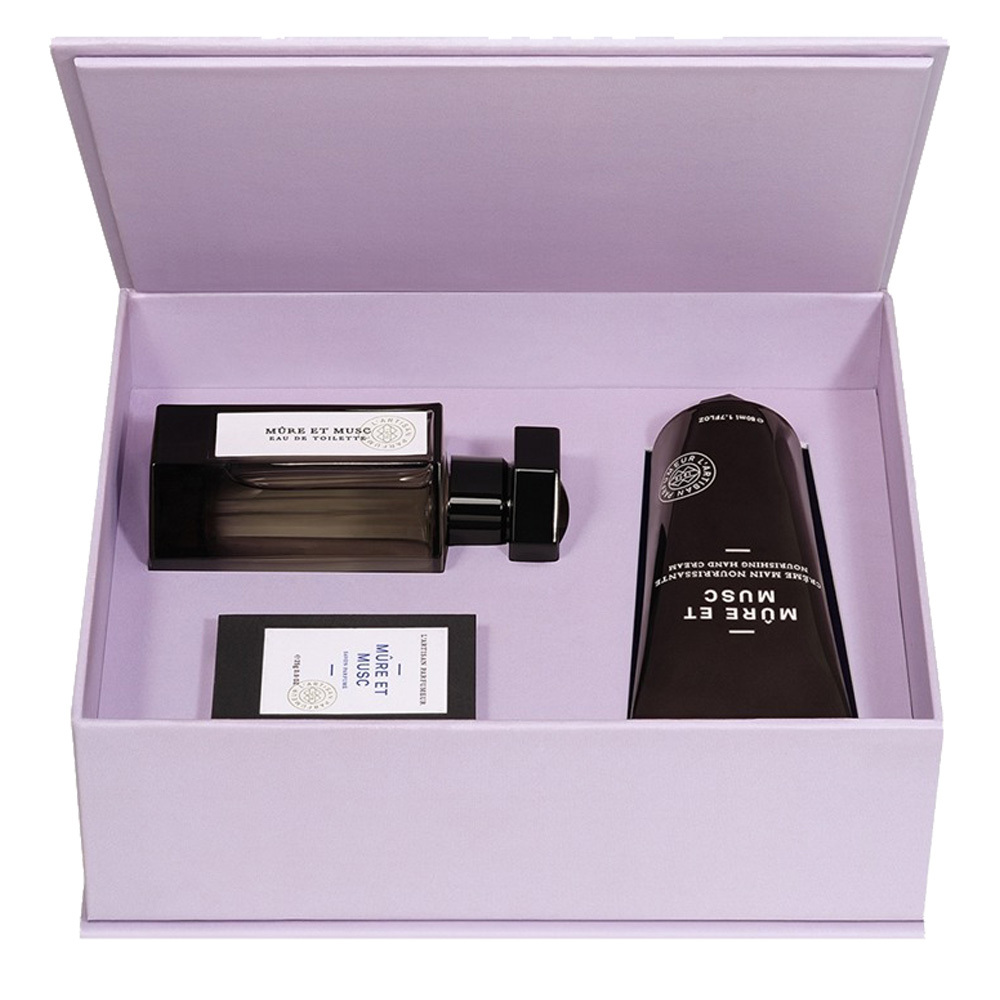 L'Artisan Parfumeur 阿蒂仙之香 黑莓繆斯淡香精禮盒(黑莓繆斯淡香精 50ml+護手霜 50ml+香氛皂 25g)