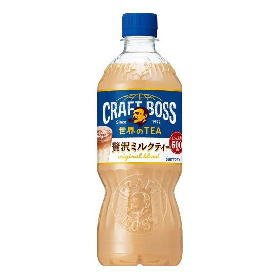 日本 三得利 BOSS 贅沢奶茶 600ml