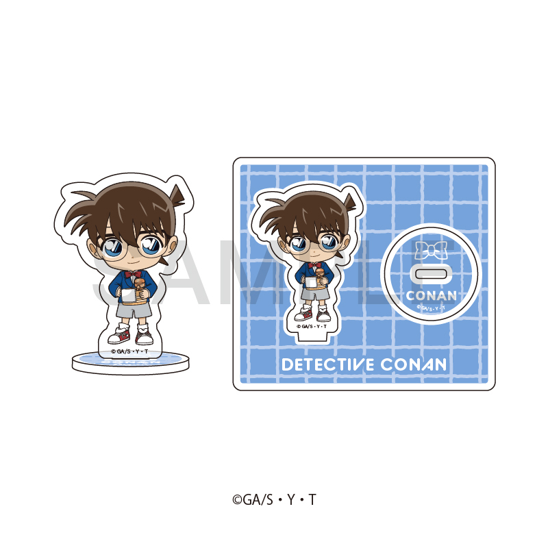 柯南日版三溫暖系列Q版壓克力立牌-江戶川柯南