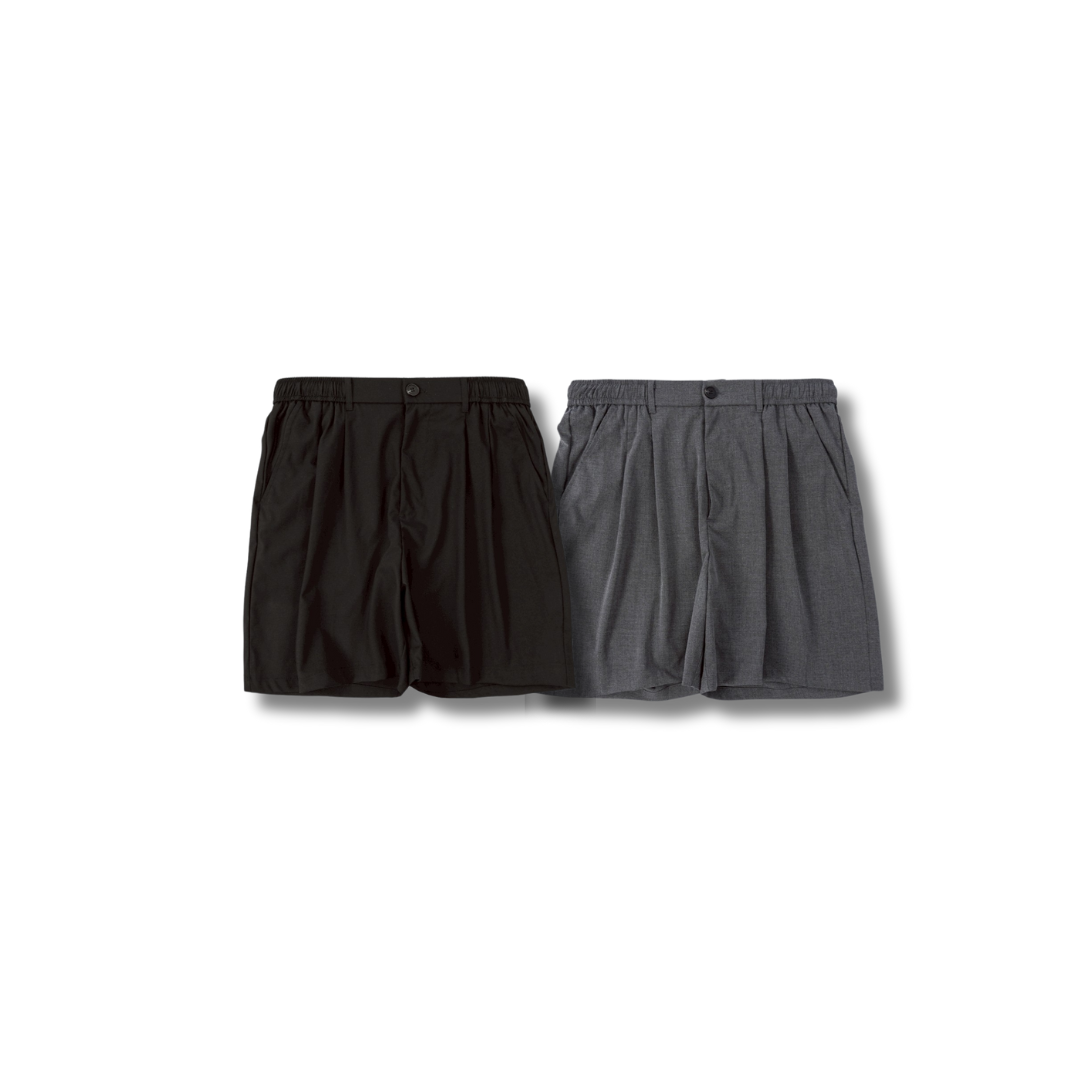 D.CLOSET 寬鬆打折西裝短褲