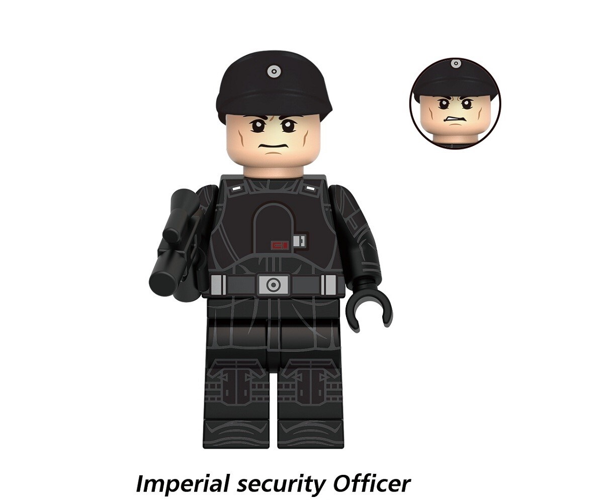 Star Wars Imperial Security Officer Custom Minifigures Minifigs Fit Lego G0152 GH0387