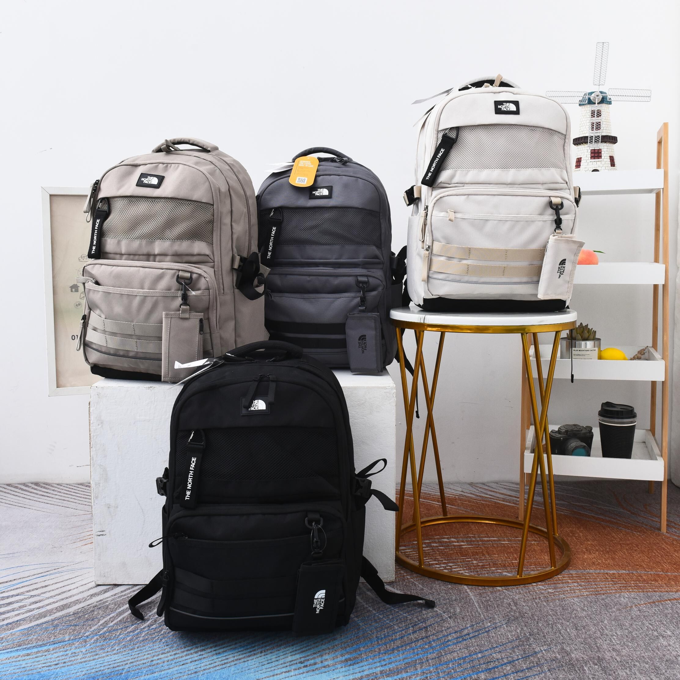 The North Face DUAL PRO III BACKPACK 背包 書包(隨袋附贈一個錢包/卡包)