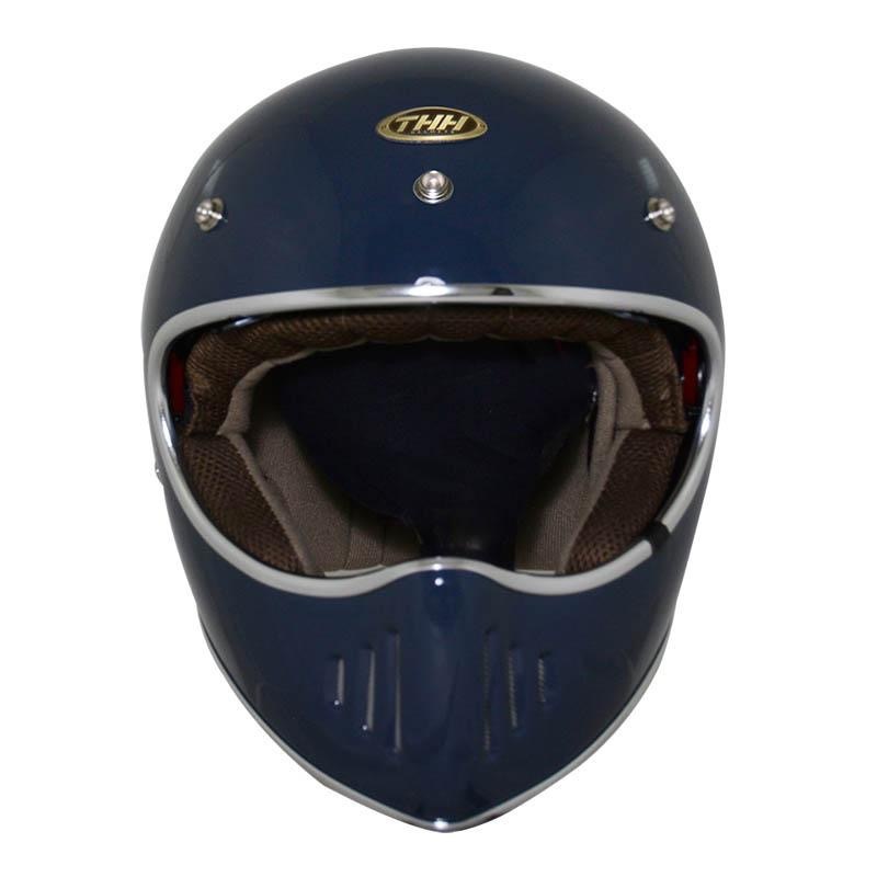 THH TT03S  深灰藍 素色 山車帽