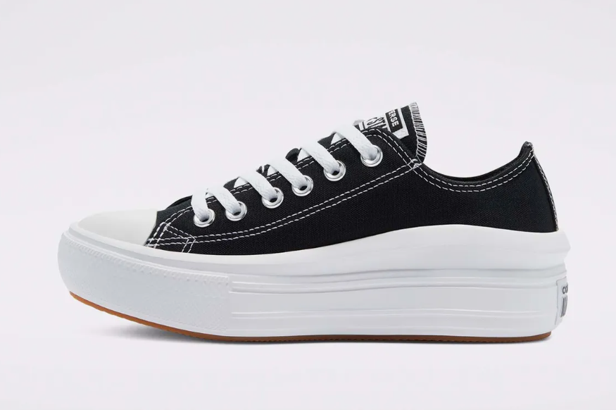 CONVERSE / Chuck Taylor All-Star Move Black 厚底黑色帆布鞋 570256C /  AUG25