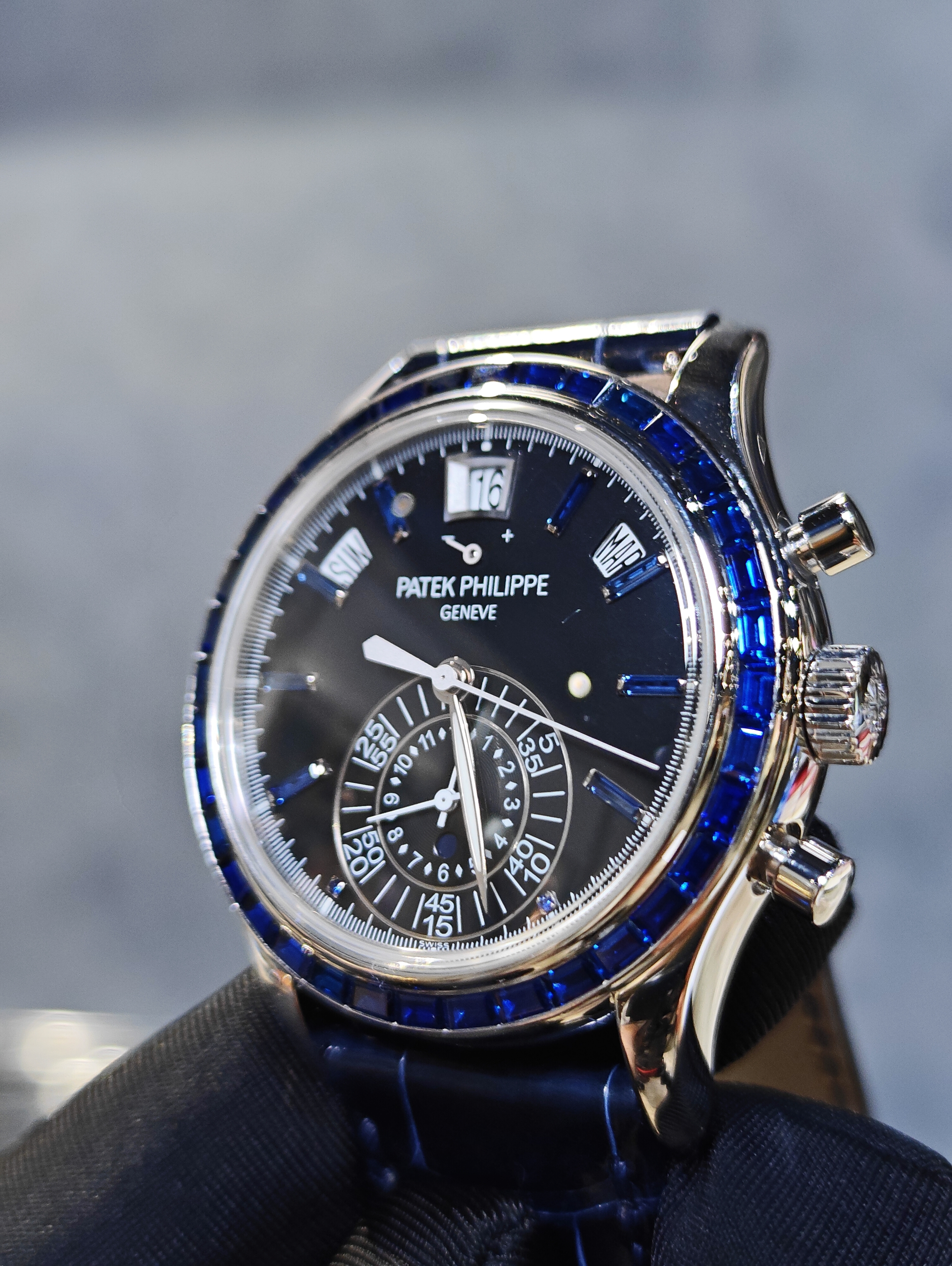 BRAND NEW 5961/11P  5961 PATEK PHILIPPE COMPLICATIONS BLACK DIAL PLATINUM 41MM