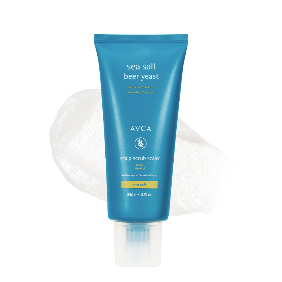 韓國 AVCA 啤酒酵母頭皮海鹽磨砂膏 250g