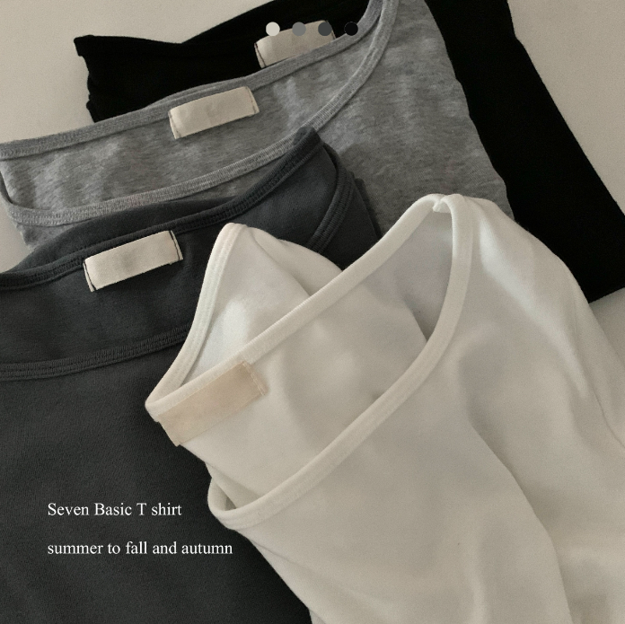 早秋預訂｜3/4袖修身長袖T 恤