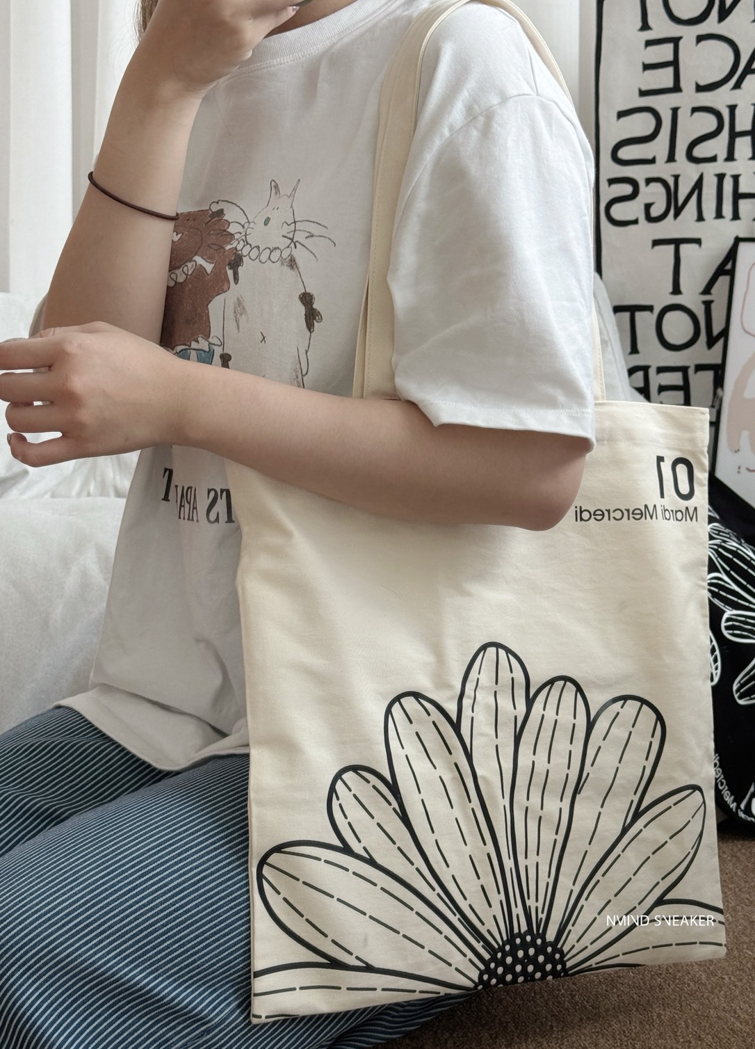 <撿到賺到💘> Mardi Mercredi 25SS 帆布袋