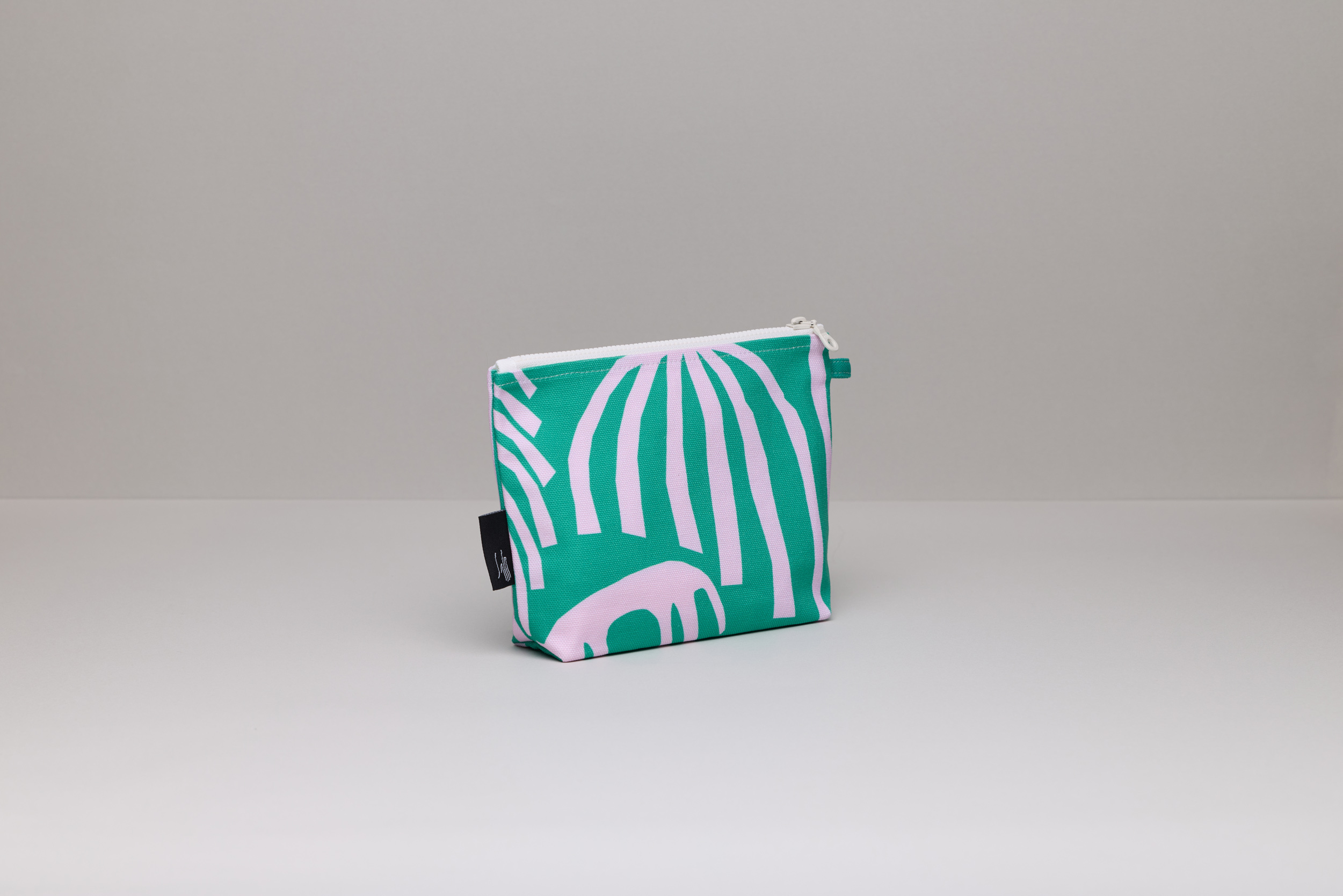 印花隨身化妝包 / 米克斯綠