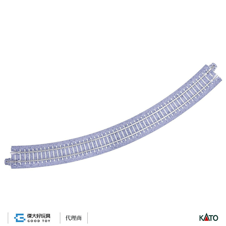 KATO 20-124 Unitrack PC Curved Track R315-45 degree (R12 3/8-45 degree) < R315-45PC > (4 Pieces)