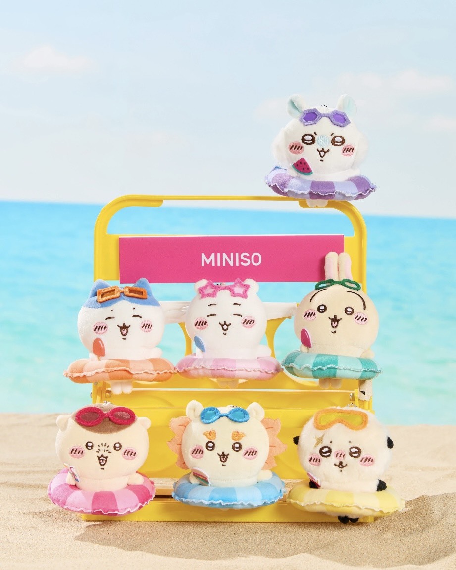 iSNEAKERS｜MINISO x Chiikawa 吉伊卡哇 酷暑夏日主題 泳圈吊飾 娃娃 共7款