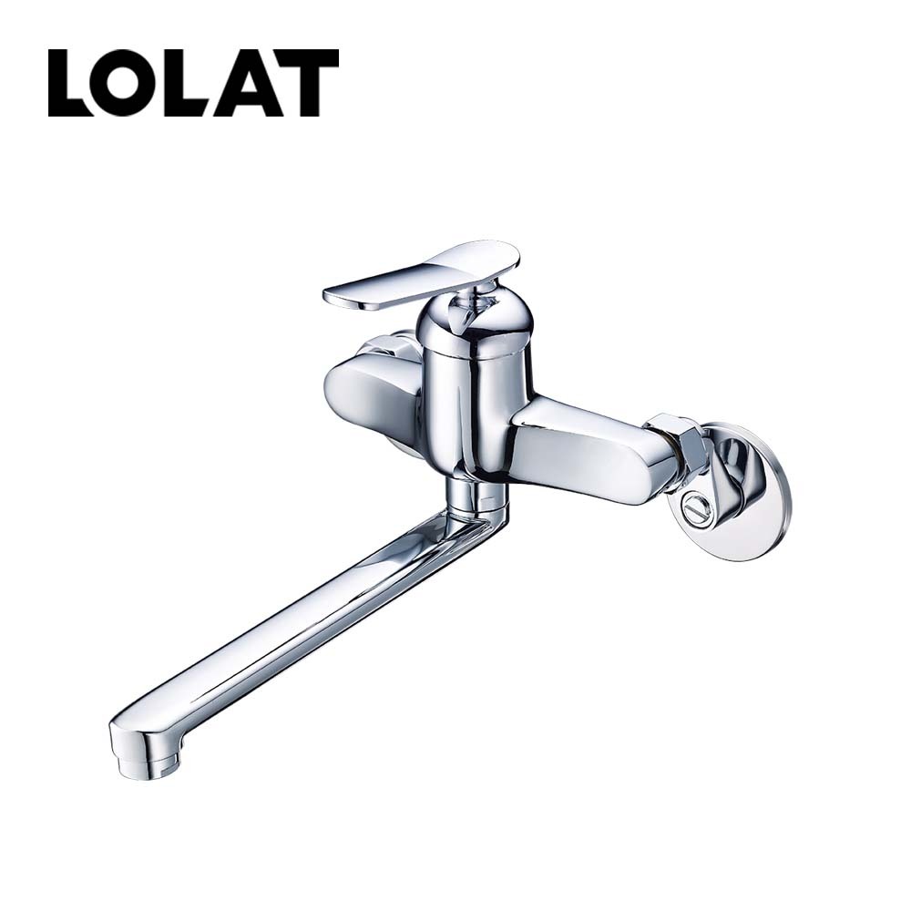 LOLAT單槍壁式水龍頭-鉻色KWN1259