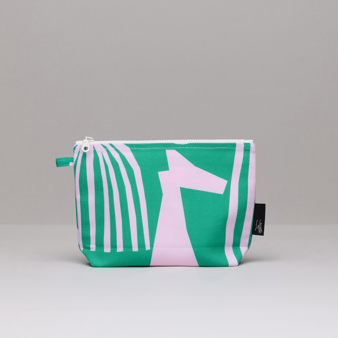 印花隨身化妝包 / 米克斯綠