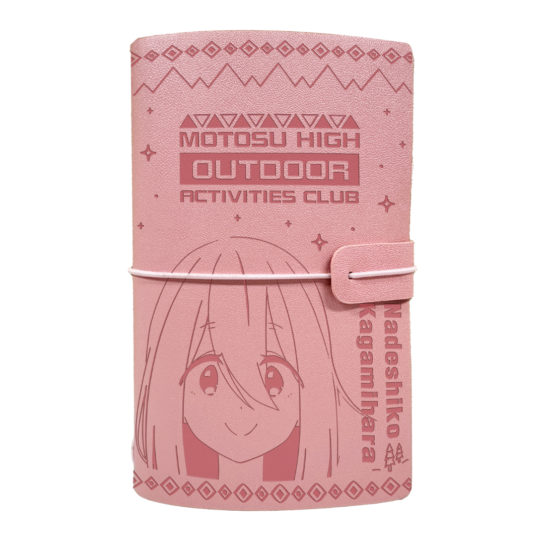 搖曳露營 B6 PU記事簿 - 撫子