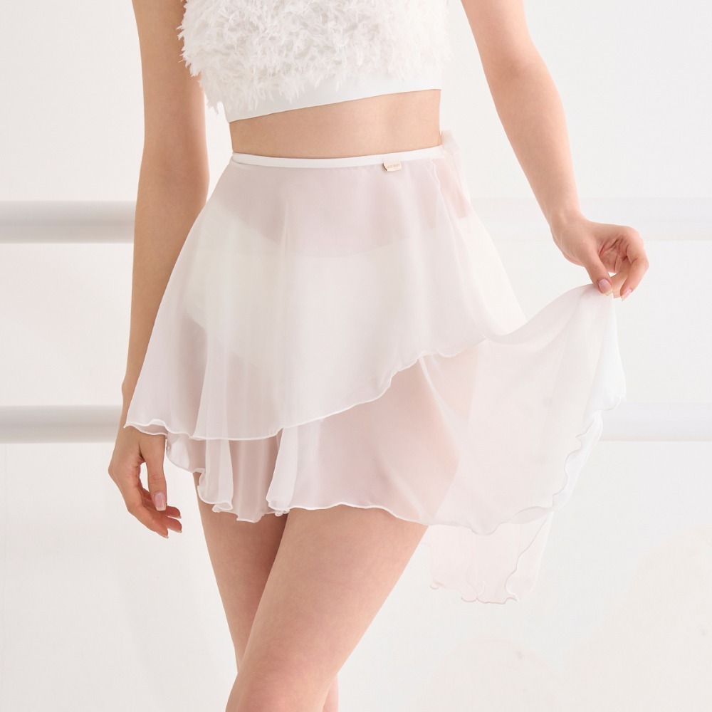 Pole Dance Skirt (Long) - White