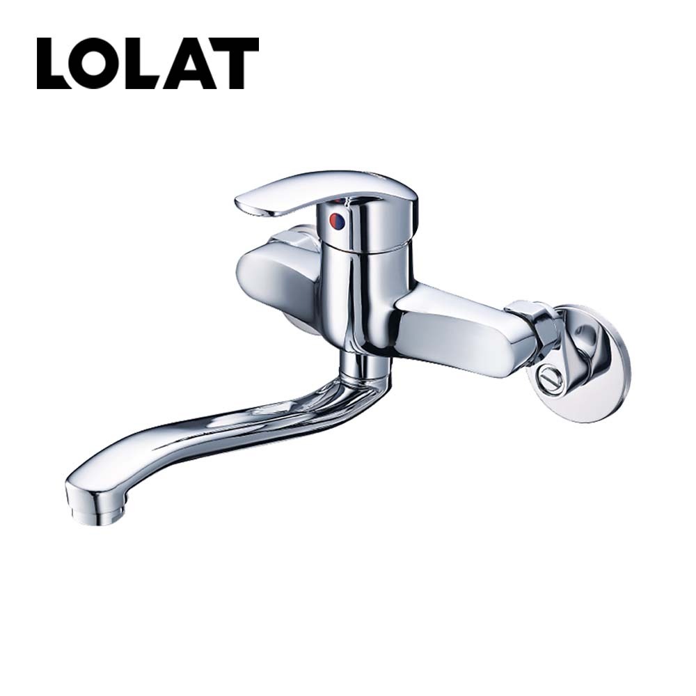 LOLAT單槍壁式水龍頭-鉻色KWN1339
