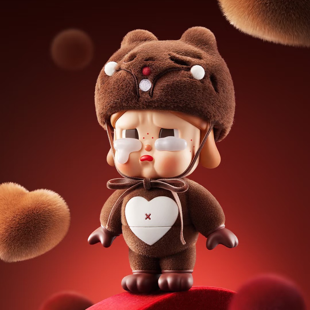 POP MART 泡泡瑪特 CRYBABY 真愛之盒 手辦 公仔 戒指 毛絨 植絨 搪膠臉