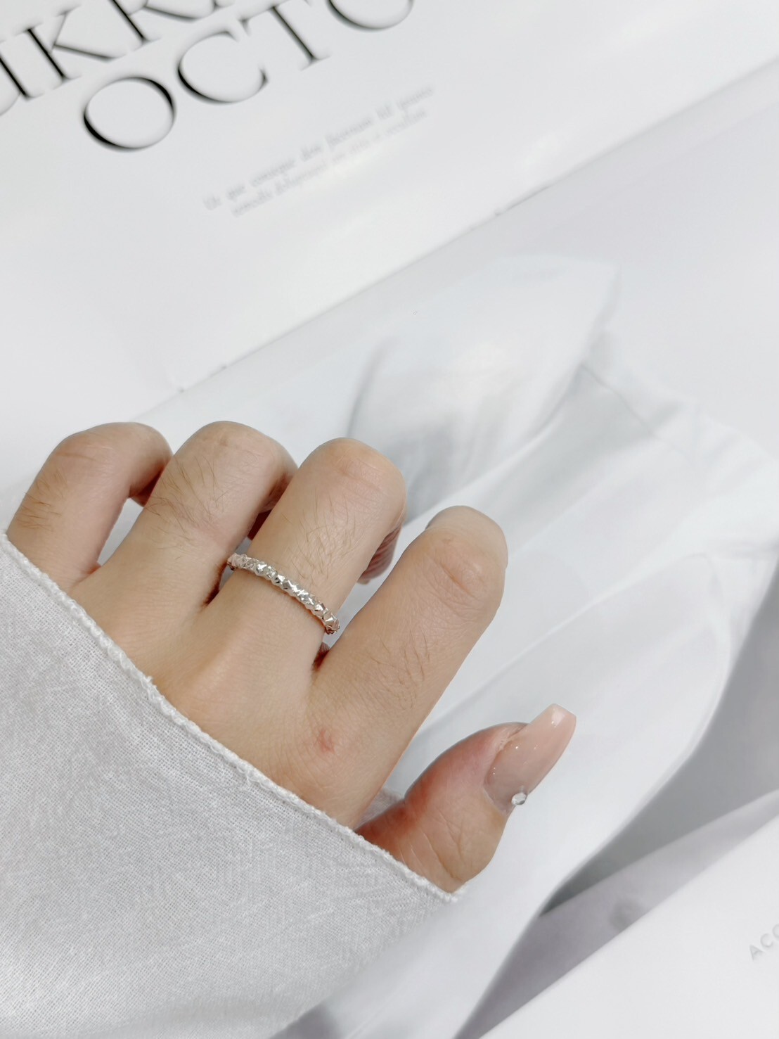 碎銀幾兩純銀戒指