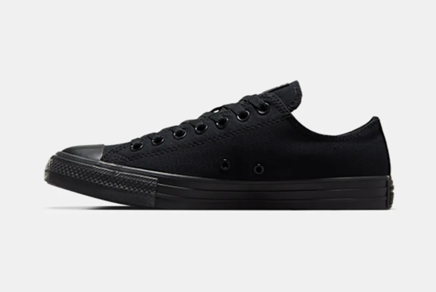 CONVERSE / Chuck Taylor All-Star Black Monochrome Ox 全黑低筒帆布鞋 M5039C/  AUG25