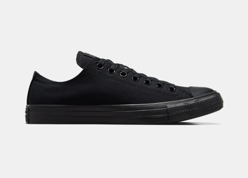 CONVERSE / Chuck Taylor All-Star Black Monochrome Ox 全黑低筒帆布鞋 M5039C/  AUG25
