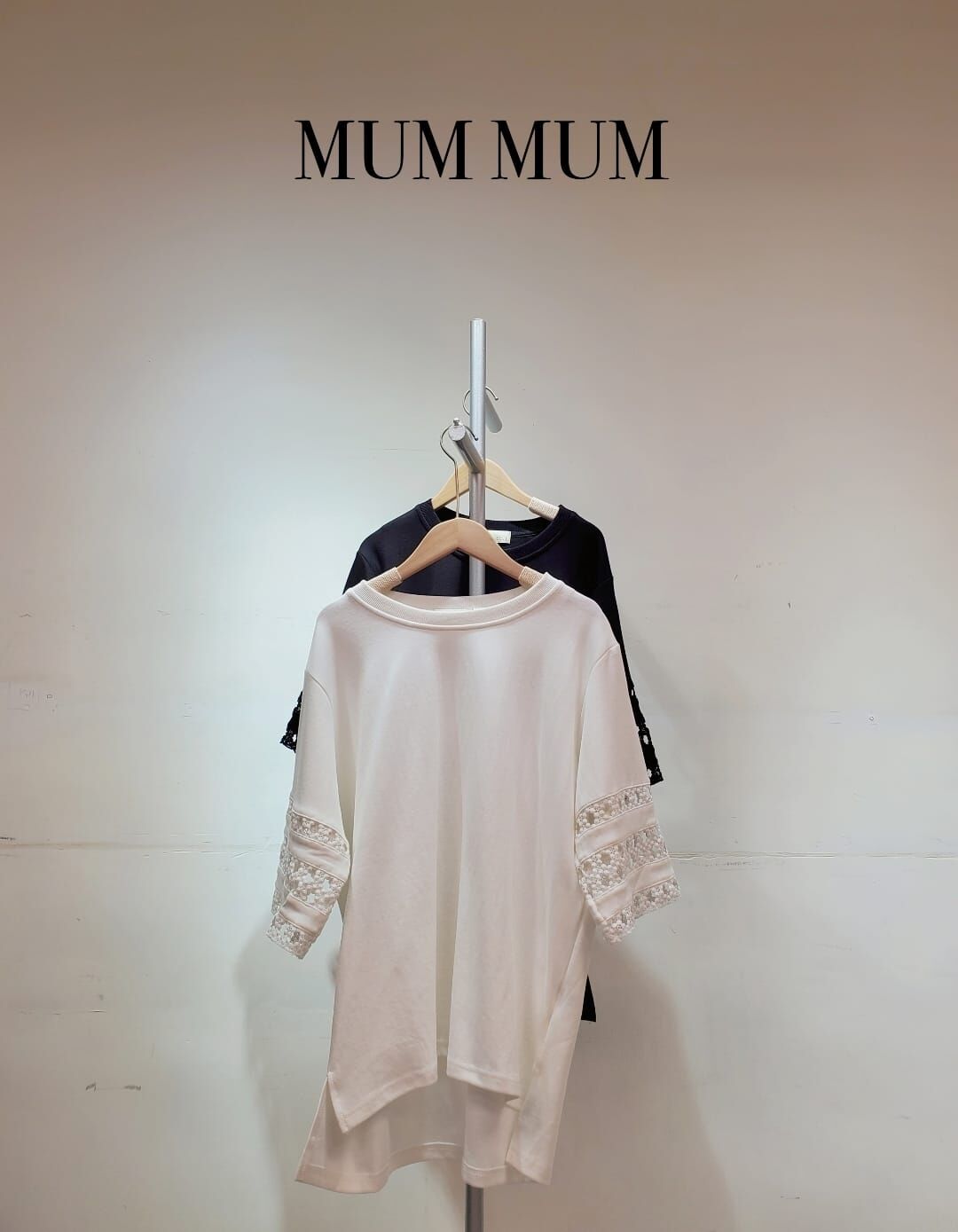 0212622a/花邊間條袖衣服/42C'42W'23-27L'