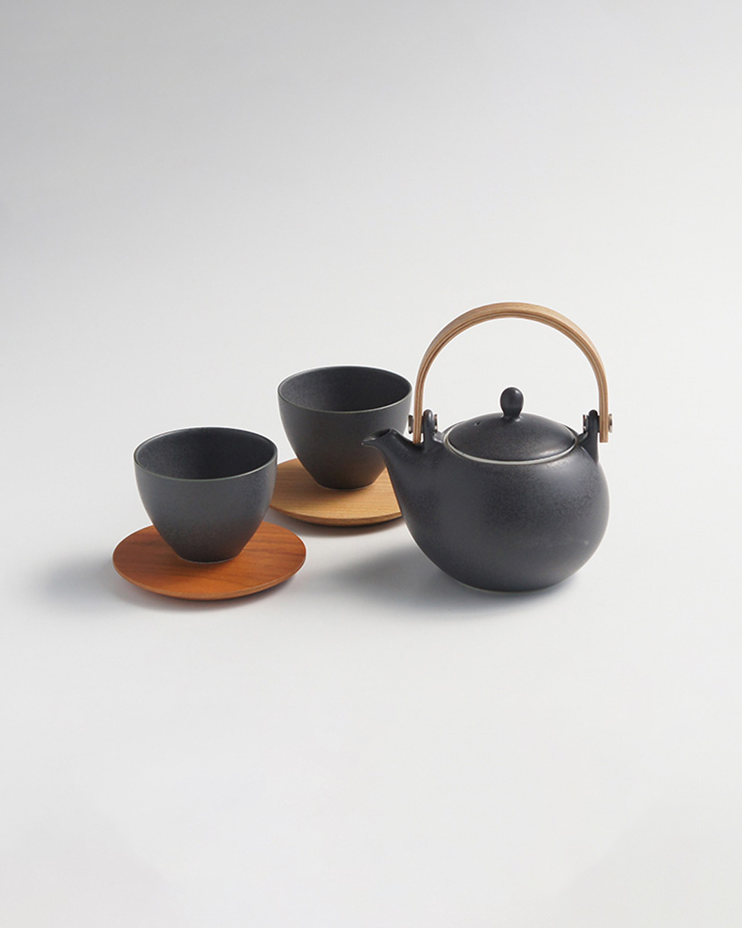 Saliu × 深山 結系列 330ml 5件 茶壺套裝禮盒 黑色｜LOLO
