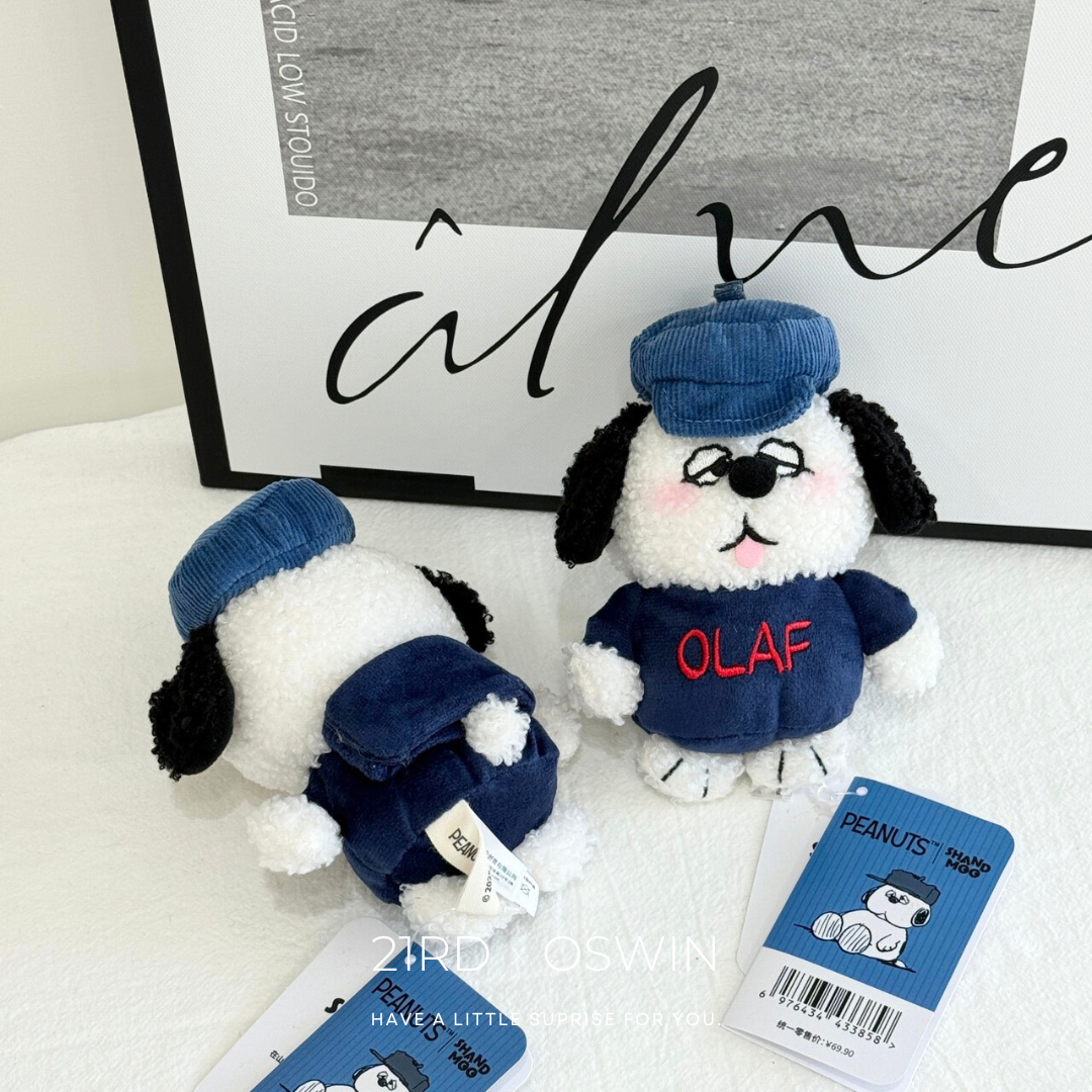PEANUTS 好夥伴系列 歐拉夫 毛絨玩偶吊飾