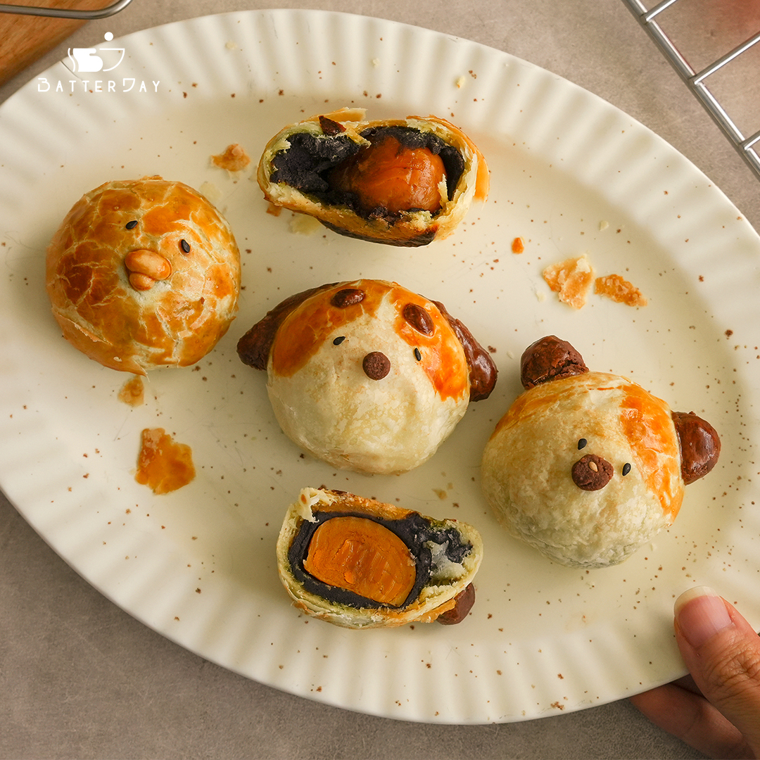 “可愛小狗蛋黃酥實拍1”