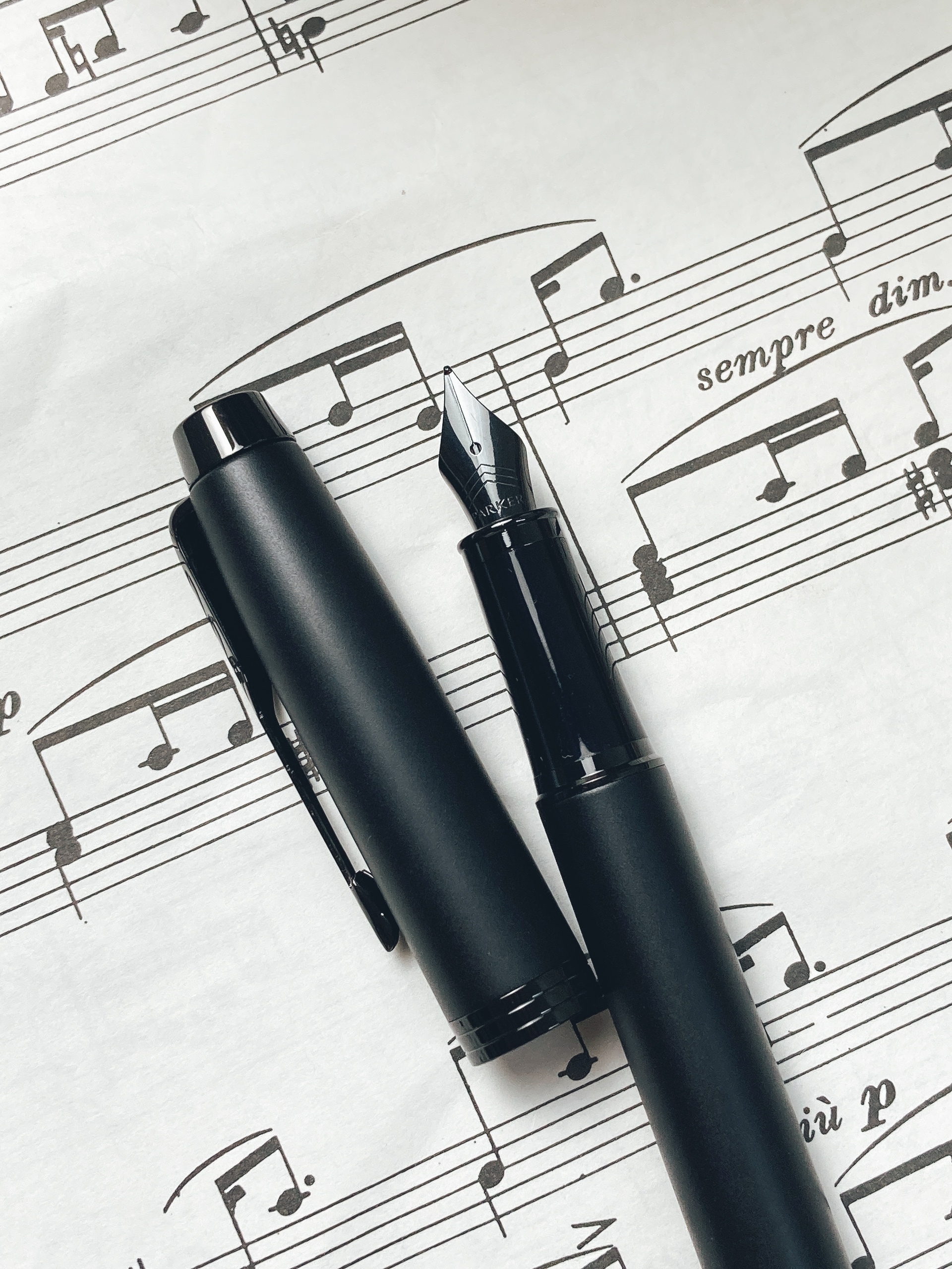 派克 PARKER｜新IM系列鋼筆 全霧黑