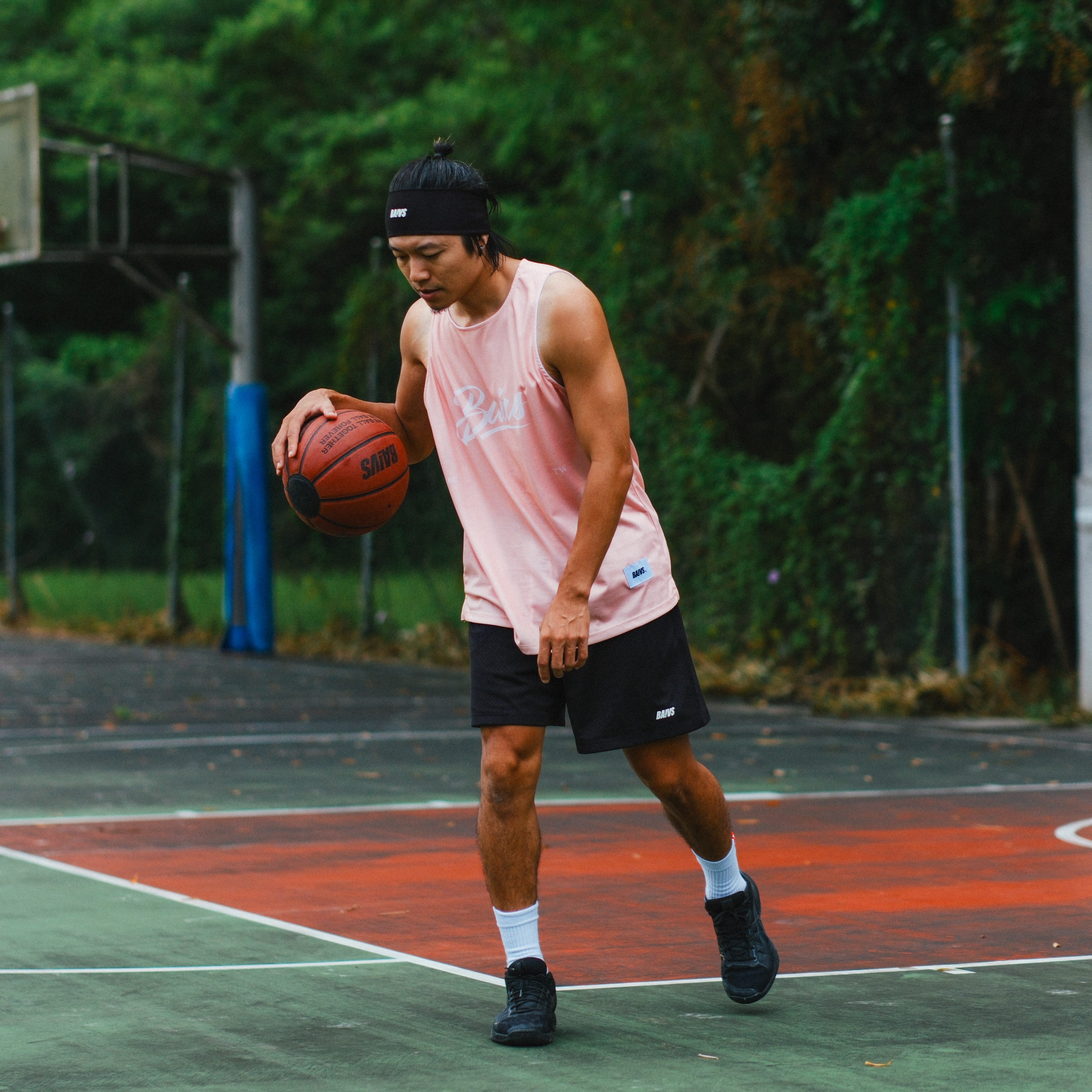 Baivs basic Tank BJT37220 男 球參 球衣 單面 機能 排汗 背心 膚橘